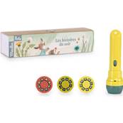 Lampe  histoires Trois petits lapins Moulin Roty