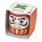 Kit plantation basilic Daruma porte bonheur