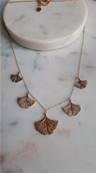 Collier 5 Feuilles de Gingko