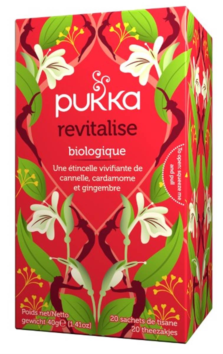 Infusion ayurvédique bio Revitalise 20 sachets