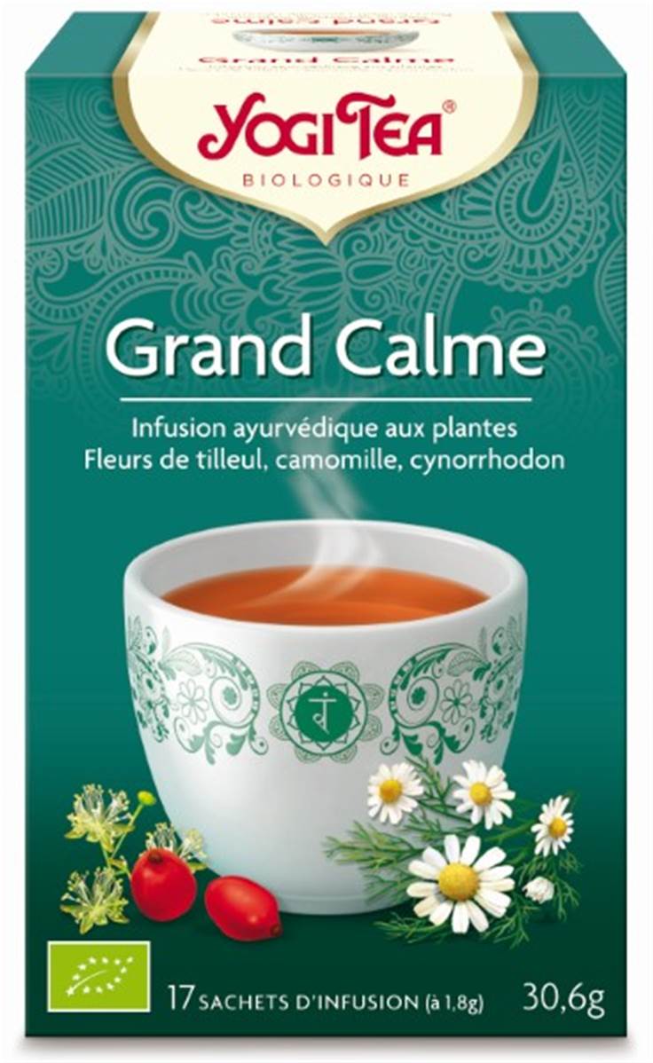 YOGI Tea Grand Calme Infusion ayurvédique 17 Sachets