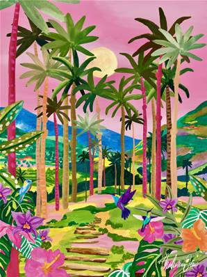 Affiche Colombie Vallée de Cocoba 30x40 Nolwen