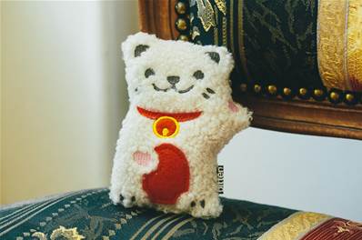 Chaufferette de poche chat maneki pm