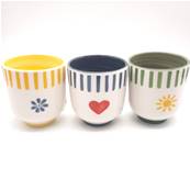 Set 3 tasses café 36cl 10cm
