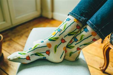 Chaussettes femme Tulipes