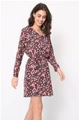 Robe tunique Fleurie manche longue