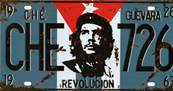 Plaque mtal 15x30 vintage CHE GUEVARA