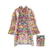 Poncho de pluie pliable recycl florale