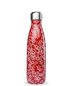 Bouteille isolante inox "fleurs de cerisier" rouge 500 ml