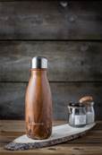 Bouteille isolante inox "bois" 260 ml