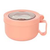 Lunch Box ronde en inox double paroi 75cl – Couleur orange