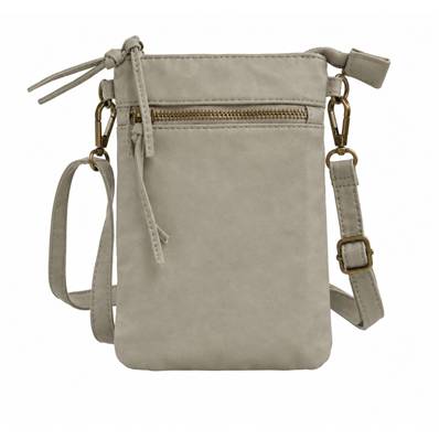Pochette pastel gris