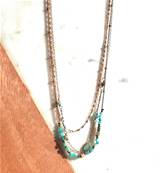 Collier 3 rangs "Douceur Amazonienne" - Amazonite avec Perle
