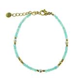 Bracelet "Reflets d'Amazonie" - Amazonite Perle de Rivière