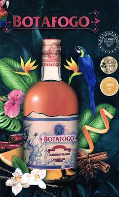 Rhum Rum BOTAFOGO SPICED Jamaïque 70cl 40%