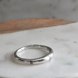 Bague Touareg Argent Fine – Anneau Minimaliste