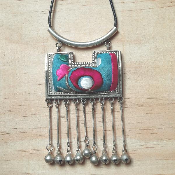 Collier ethnique Tibétain avec pampilles Chödzin