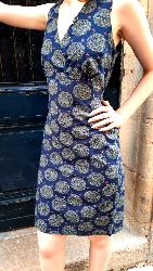 Robe courte Rekha motifs indiens