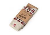 Chaussettes 80% laine flag danemark rouge 35-38
