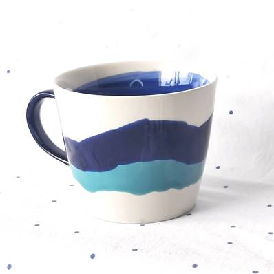 Tasse à thé GREEKA 35 cl bandes