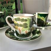 Coffret 6 tasses 11cl Forêt