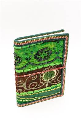 Carnet de note tissus sari indien 50 pages