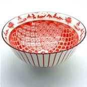 Bol Paysages rouges “Shanghai” 16cm
