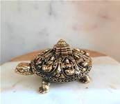 Tortue ajourée en laiton
