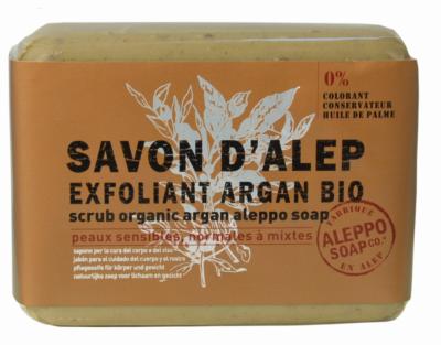 Savon d'Alep exfoliant argan 100g BIO Tadé