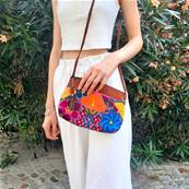 Sac à main motifs fleuris 2 Artisanat du Guatemala