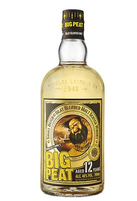Whisky tourbé BIG PEAT 12 ans 46° 70cl avec tube