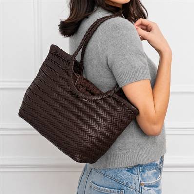 Sac tresse luxe coffee