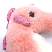 Peluche hippocampe rose 25 cm