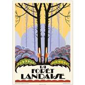 Affiche Landes la fret Landaise 50x70cm Fricker