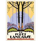 Affiche Landes la fret Landaise 50x70cm Fricker