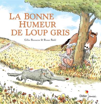 La bonne humeur de loup gris