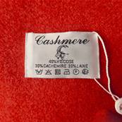Etole en viscose et cachemire rouille