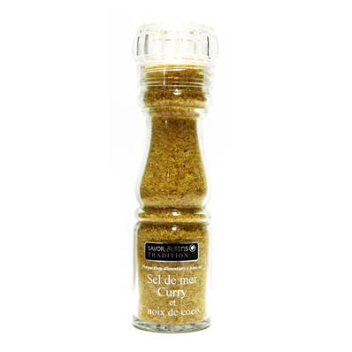 Sel de mer curry et noix de coco 145g