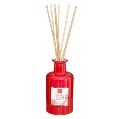 Diffuseur de parfum à l'ORANGE SANGUINE 200ml avec tiges de bambou,