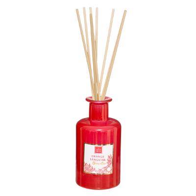 Diffuseur de parfum à l'ORANGE SANGUINE 200ml avec tiges de bambou,