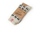 Chaussettes 80% laine flag danemark ecru navy 35-38