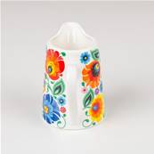 Pot à lait motifs fleuris polonais