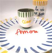 Set 4 assiettes "Amore" Dolce Vita 20cm