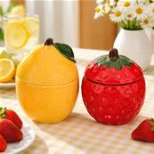 Bougie parfumée Fruity 120 g pot céramique Citron