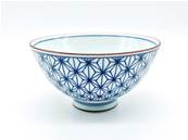 Bol petit japonais bleu Asanoha diamètre 11,5cm