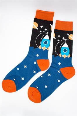 Chaussettes homme fusée coton T41-46