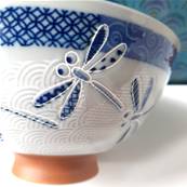 Duo de Bols Japonais Libellules