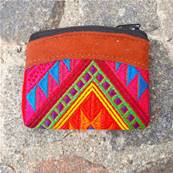 Porte monnaie motifs gomtriques 1 Guatemala