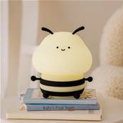 Veilleuse enfant Abeille LED en silicone tactile USB