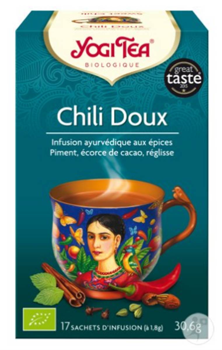 YOGI Tea Chili doux Infusion ayurvédique 17 Sachets